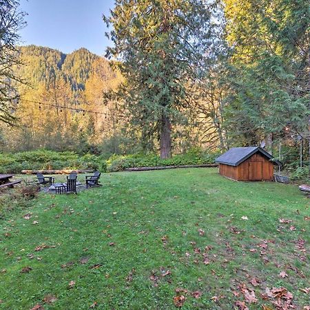 Riverfront Gold Bar Log Cabin Near Stevens Pass! Kültér fotó