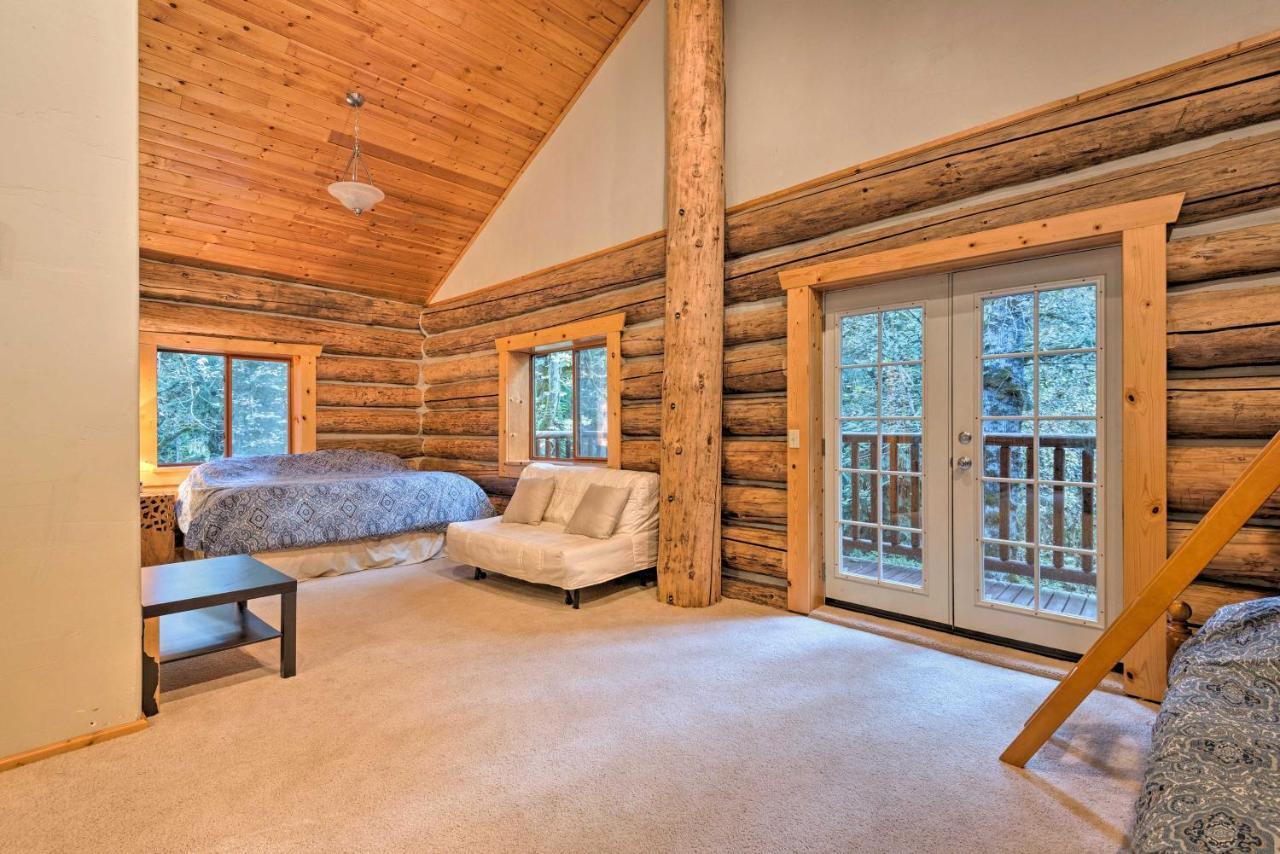Riverfront Gold Bar Log Cabin Near Stevens Pass! Kültér fotó